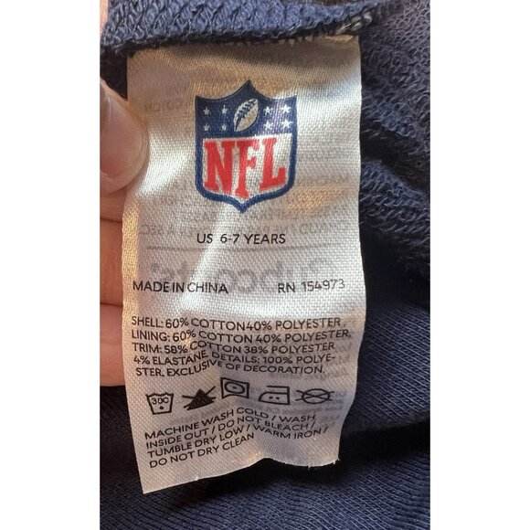 Cubcoats NFL Patriots Child’s Hoodie Size 6-7; 2-1 Transforms Hoodie Soft Plush - Picture 9 of 11